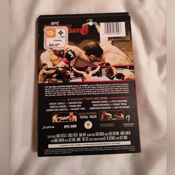 DVD sale...3 for $15..UFC Ultimate knockout 8 - Picture 2 of 3